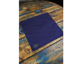 Navy Cotton Twill Pocket Square